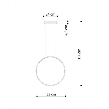 Ceiling lamp LED Rio Oro (30W)