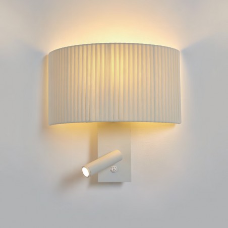 Wandleuchte mit LED-Leser Corba Wrapped Cotton (3W)