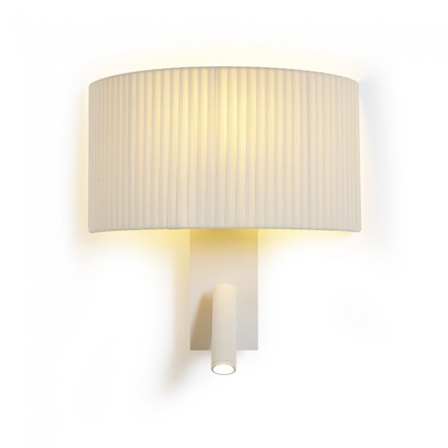 Wandleuchte mit LED-Leser Corba Wrapped Cotton (3W)