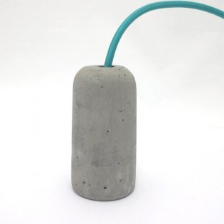 Lámpara Retro cemento (azul)