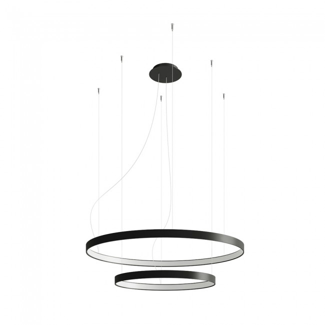 Pendant lamp LED Rio Black (80W)