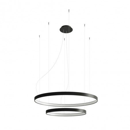 Pendant lamp LED Rio Black (80W)