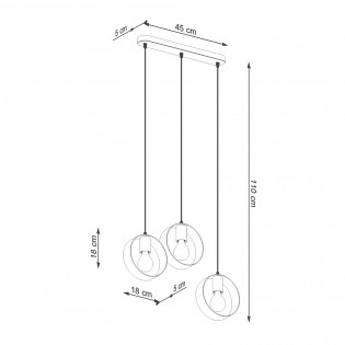 Pendant lamp Titran (3 Lights)