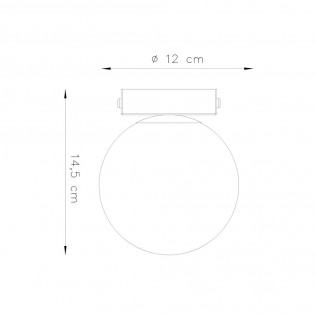 Flush light Yoli