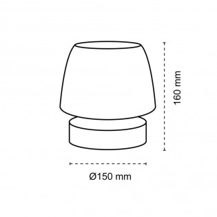 Lil LED wiederaufladbare Tischlampe (3W)