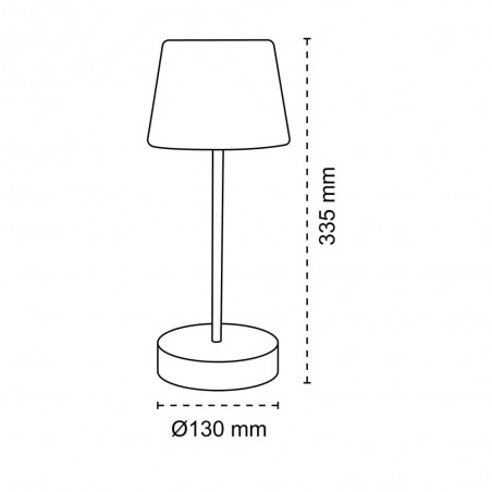 Sora Wood Dim LED Tischlampe (3W)