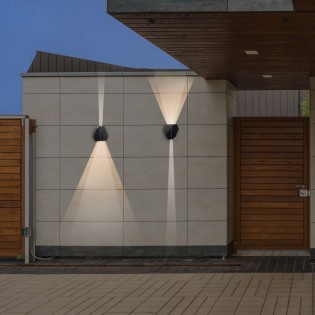 Outdoor solar LED wall lamp Zafiro