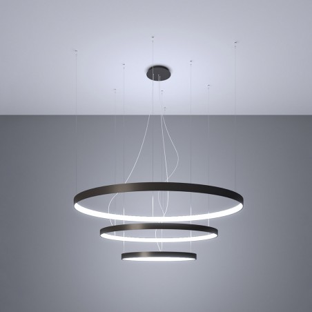 Pendant lamp LED Rio Black (150W)