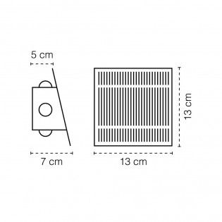 Tenda 2CCT Solar-LED-Wandleuchte mit Sensor