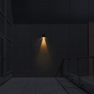 Solar LED wall lamp with sensor Alero 4000K (2.7W)