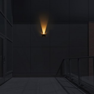 Solar LED wall lamp with sensor Alero 4000K (2.7W)
