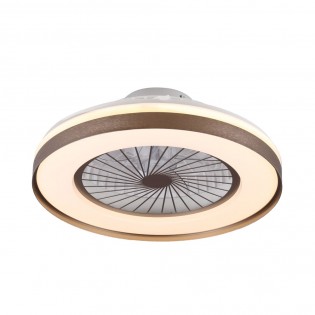 LED-Deckenventilator Landa Braun Dim CCT (40W)