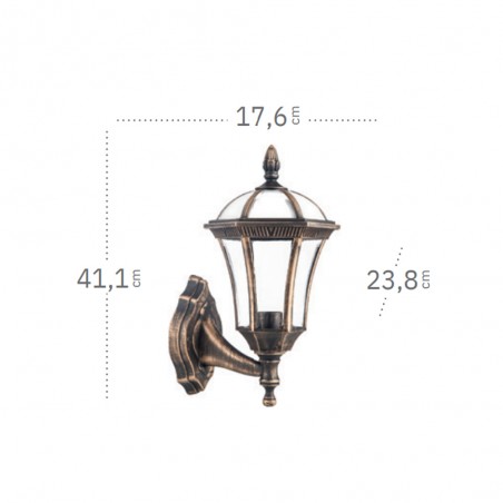 Outdoor wall lamp Comino
