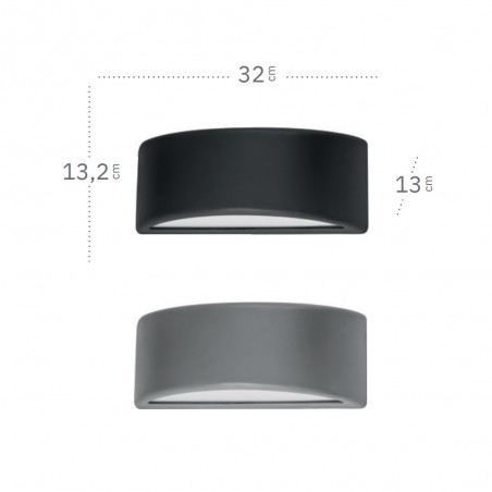 Outdoor wall lamp Kefir