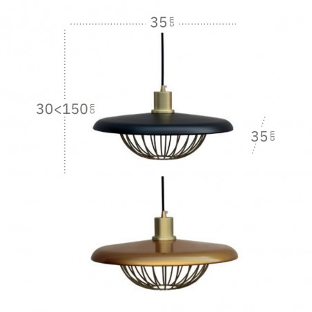 Pendant lamp Rejilla