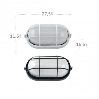 Outdoor wall lamp Apus Oval II