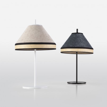 Bedside Table Lamp Aneris Beige