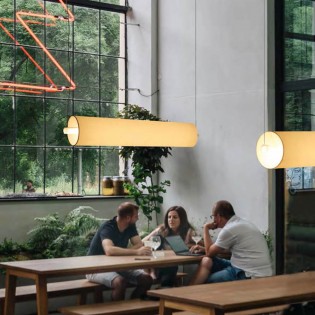 LED Pendant Lamp Barceloneta Parchment (16.5W)