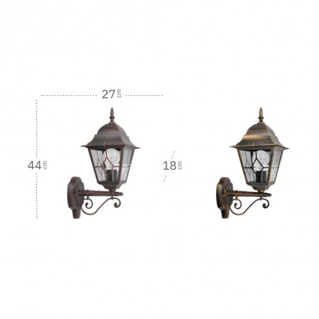 Outdoor wall lamp Bootes