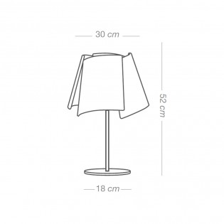 Lámpara de mesa Naburu Rafia Natural