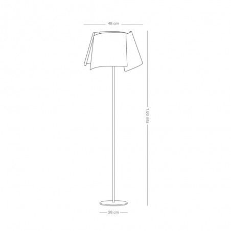 Floor Lamp Naburu Rafia Nature
