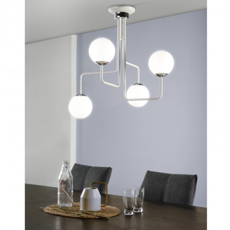 Ceiling Lamp Moteo White (4 lights)