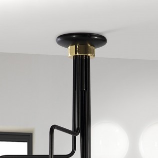 Ceiling Lamp Moteo Black (5 lights)