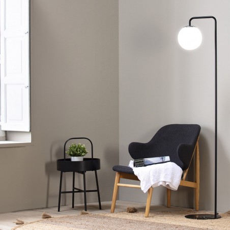 Floor Lamp Moteo Black-Chrome