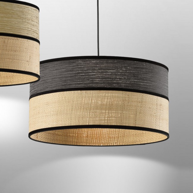 Lámpara de techo Wood Negro