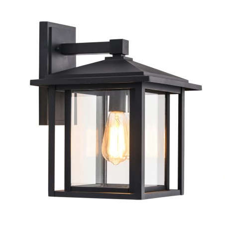 APLIQUE PARED RONDA 1XE27-60W IP23 NEGRO