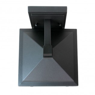 APLIQUE PARED RONDA 1XE27-60W IP23 NEGRO