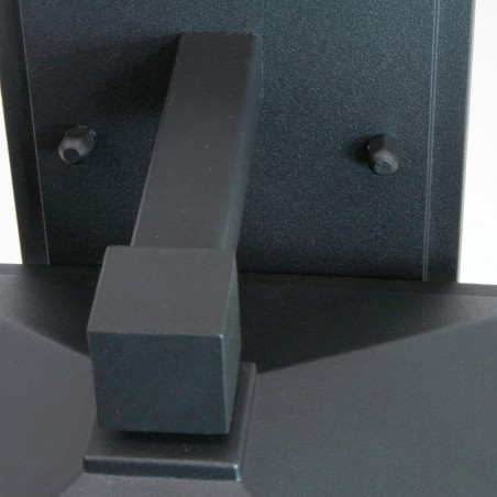 APLIQUE PARED RONDA 1XE27-60W IP23 NEGRO