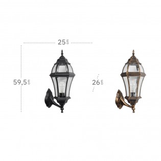 Outdoor wall lamp Becrux