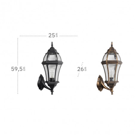 Outdoor wall lamp Becrux