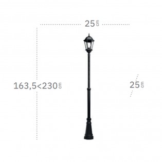 Farola de exterior Regulus
