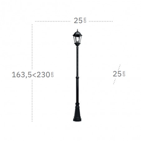 Farola de exterior Regulus