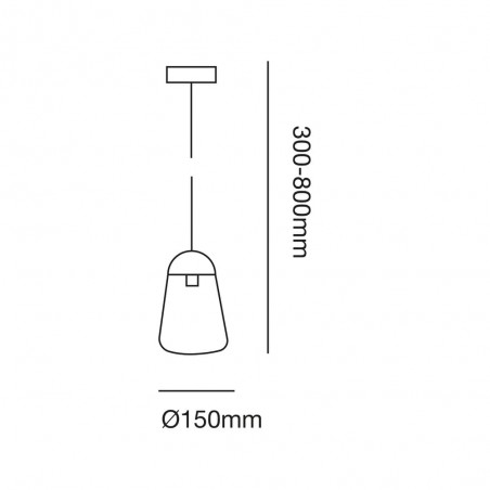 Outdoor LED Pendant Lamp Nera