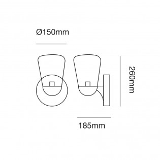 Outdoor LED Wall Lamp Nera