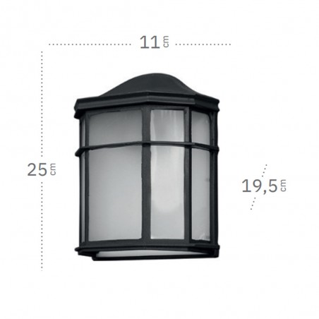 Aplique de exterior Bellatrix