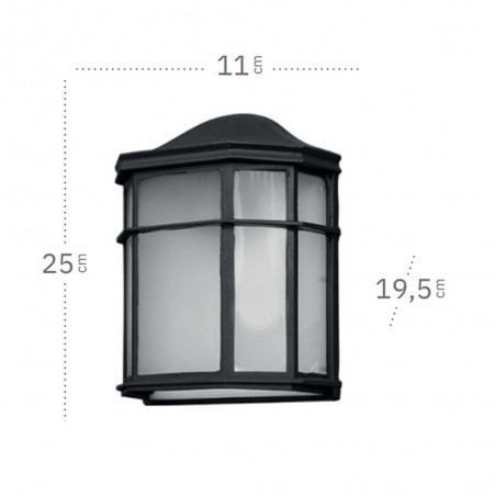 Outdoor wall lamp Bellatrix