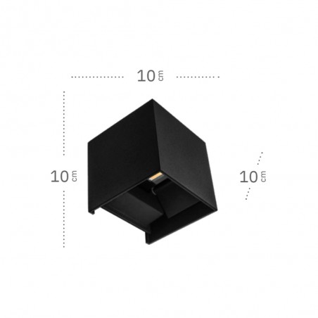 Aplique de exterior LED Segmento (10W) II