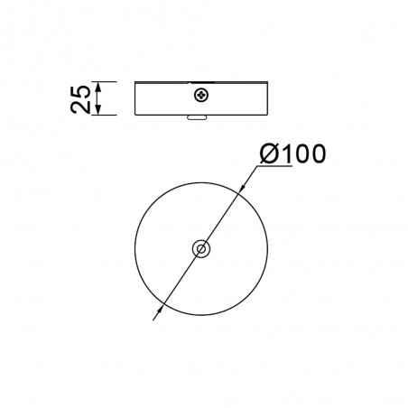 Florón para lámpara de techo (1 lámpara)