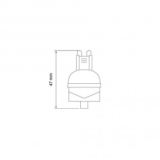 Bombilla COB LED G9 3W (luz cálida)