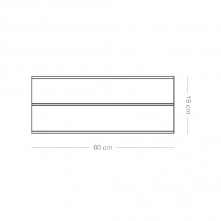 Ceiling Flush Lamp Simbasi White 60