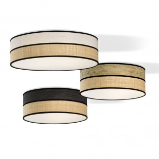 Ceiling Flush Lamp Simbasi Black 45