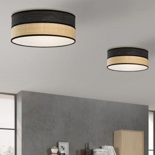 Ceiling Flush Lamp Simbasi Black 45