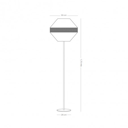 Floor Lamp Cabolino White