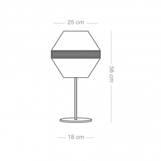 Table Lamp Cabolino White