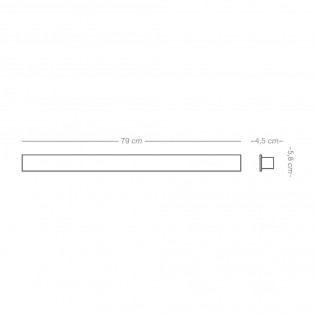 Aplique de pared LED Mega (20W)