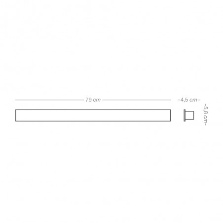 Aplique de pared LED Mega (20W)